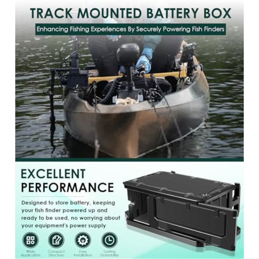 Scatola Batteria su Binario pe - Fish Finder Mount recensione e prezzo